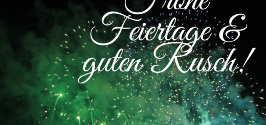 Wir lesen uns im kommenden Jahr wieder