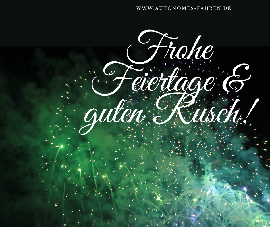 Wir lesen uns im kommenden Jahr wieder